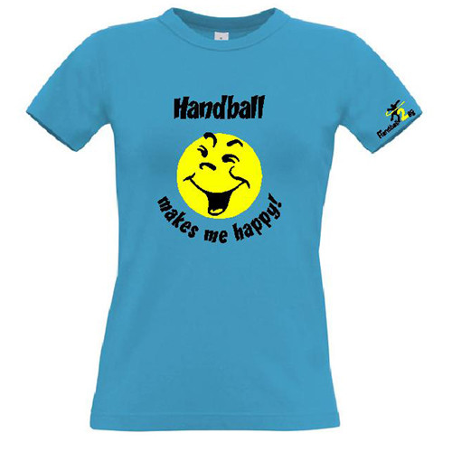 HANDBALL2GO Fun-Shirt "Happy" Damen