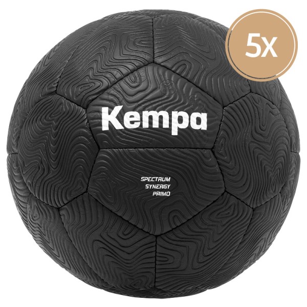 5er Ballset Kempa SPECTRUM SYNERGY PRIMO BLACK & WHITE