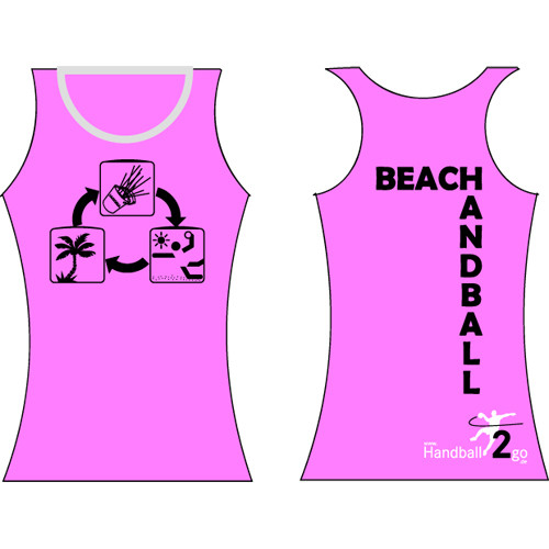 HANDBALL2GO Beach-Shirt "Beach-Life" Damen
