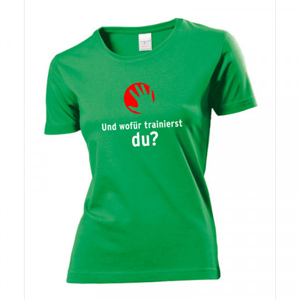 HVW-Handball2go Fun-Shirt "Wofür trainierst du?" Damen