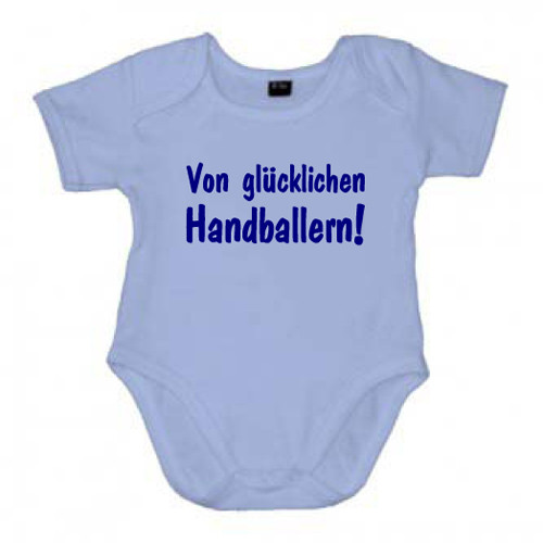 HANDBALL2GO Babybody "Von glücklichen Handballern"