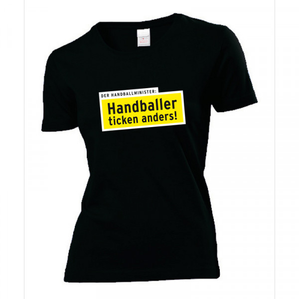 HVW-Handball2go Fun-Shirt "ticken anders!" Damen
